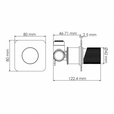 Смеситель для душа WasserKRAFT Paar 8851