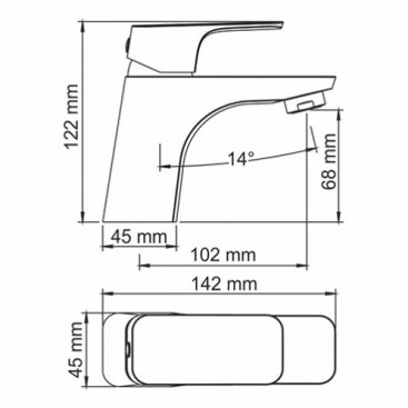 Смеситель для раковины WasserKRAFT Salm 2703