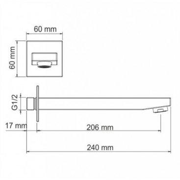 Излив для ванны WasserKRAFT A187