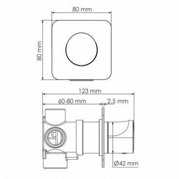 Переключатель потоков WasserKRAFT Weida A269