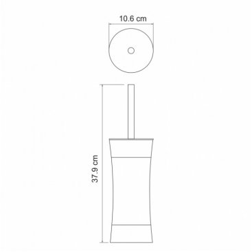 Ершик напольный WasserKRAFT Wern K-7527