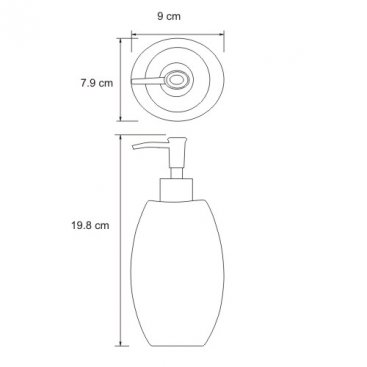 Дозатор мыла WasserKRAFT Werra K-8299