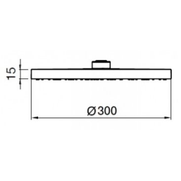 Верхний душ Webert AC1010