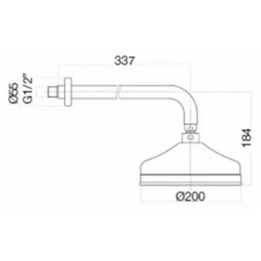 Верхний душ Webert Armony AC0015065