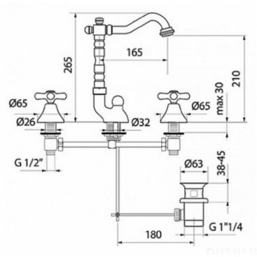 Смеситель для раковины Webert Armony AM750202010