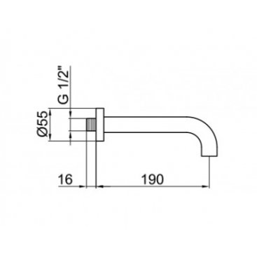 Излив Webert Elio AC0371