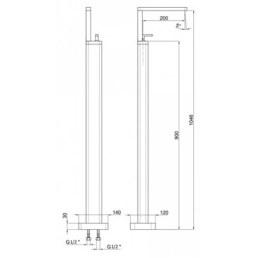 Смеситель для раковины Webert Living LV832101