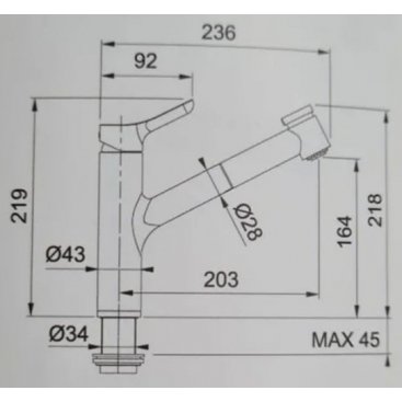 Смеситель для кухни Webert Master MS940102