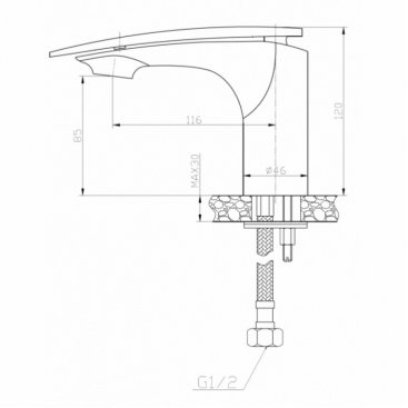 Смеситель для раковины WeltWasser WW MX ESSEN 601