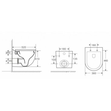 Унитаз WeltWasser WW Heimbach 041 GL-WT