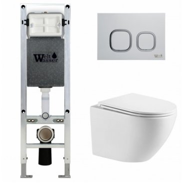 Комплект WeltWasser WW Merzbach 041 XL GL-WT Amberg 350 ST RD WT