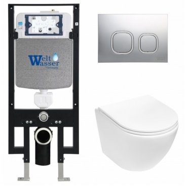 Комплект WeltWasser WW Merzbach 043 MT-WT Amberg 497 RD MT-CR