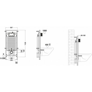 Комплект WeltWasser WW Merzbach 041 XL MT-BL Marberg 507 RD GL-WT