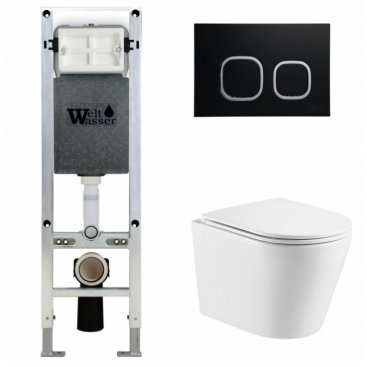 Комплект WeltWasser WW Salzbach 043 GL-WT Amberg 350 ST RD BL