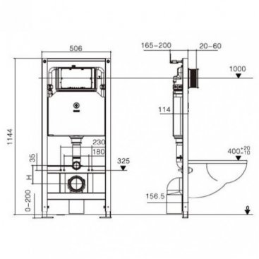 Комплект WeltWasser WW Salzbach 043 MT-GR Amberg 506 RD CR