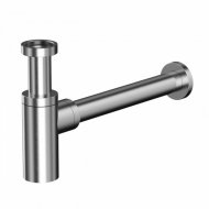 Сифон для умывальника декоративный Whitecross A186NIB брашированный никель