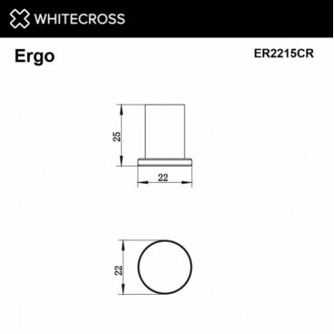 Крючок Whitecross Ergo ER2215CR хром