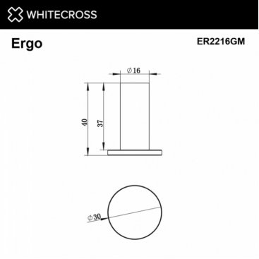 Крючок Whitecross Ergo ER2216GM оружейная сталь