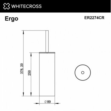 Ершик Whitecross Ergo ER2274CR хром