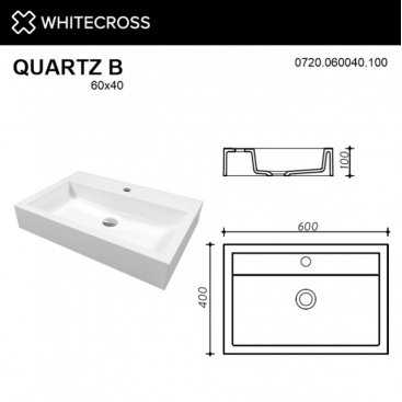 Раковина Whitecross Quartz B 0720.060040.200